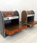 Paire de chevets Space Age vintage 1970's