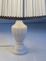 Paire de lampe à poser en Albatre vintage 1970's