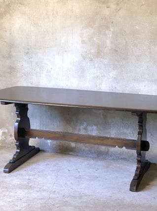 Table en Orme massif vintage 1960's