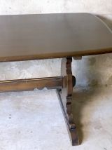 Table en Orme massif vintage 1960's