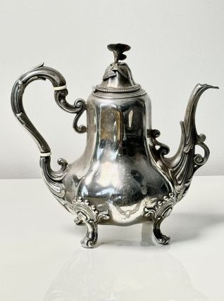 Théière / Verseuse en argent massif Minerve 1er titre – XIXè