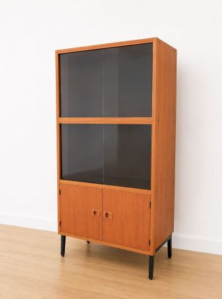 Buffet bibliothèque vintage en teck