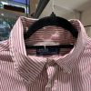 Chemise vintage rouge rayé 