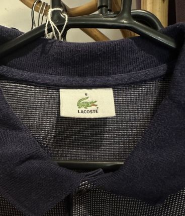 Polo Lacoste bleu vintage 