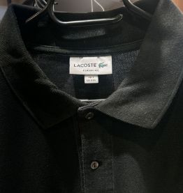 Polo Lacoste vintage noir