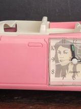 Cadillac Cabriolet 1959 Pink Lady avec horloge/réveil 1980's