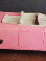 Cadillac Cabriolet 1959 Pink Lady avec horloge/réveil 1980's
