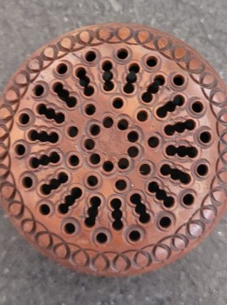 Boîte à pomander victorienne en bois Très RaRe Fin XIXème