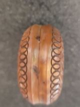 Boîte à pomander victorienne en bois Très RaRe Fin XIXème