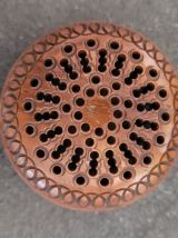 Boîte à pomander victorienne en bois Très RaRe Fin XIXème