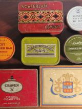 Lot de boîtes métal anciennes - tabacs &amp; cigarettes XXème