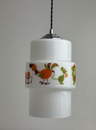 ANCIENNE SUSPENSION 1970 CHAMBRE ENFANT VINTAGE