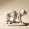 Sculpture Art Déco animalière Tigre - Émaux de La Louvière