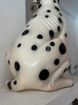 Statue de chien dalmatien en céramique – Italie, Circa 1970