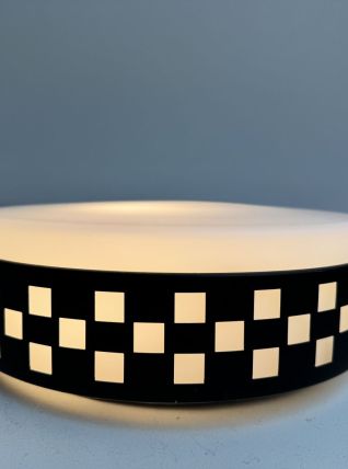 ANCIEN PLAFONNIER SPACE-AGE EN OPALINE « WILA » VINTAGE