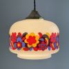 ANCIENNE SUSPENSION OPALINE 1970 VINTAGE