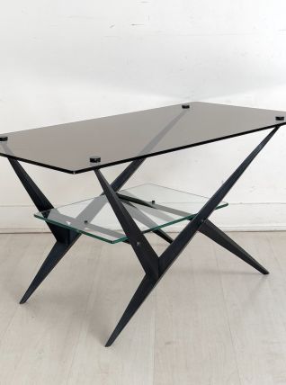 Table basse design Angelo Ostuni vintage 1950's
