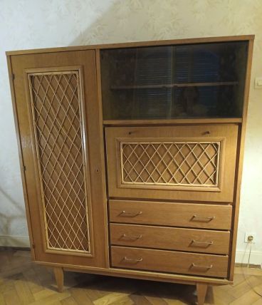 Combiné armoire secrétaire