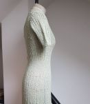 robe en crochet vintage vert pale 