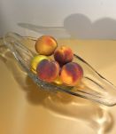 Coupe de fruits en verre cristal