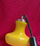 suspension 1970 reglable opaline jaune vif  tres bon etat ac