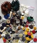 Gros lot de boutons vintage 