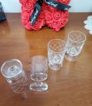 Lot de 4 verres à liqueur Suède modèle Antarès, LUMINARC