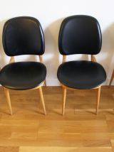 Chaises Pierre Guariche vintage 50's lot de 4