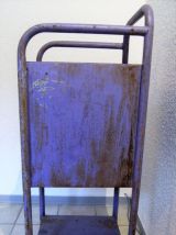 Table de chevet hôpital vintage circa 1950/1960