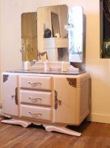 coiffeuse / commode miroir triptyque