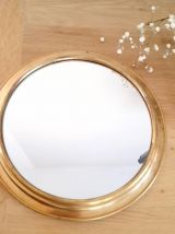 Plateau miroir en laiton 