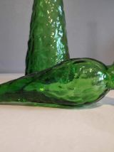 carafe italienne empoli verte avec bouchon flamme