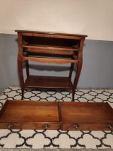 commode 2 tiroirs en merisier