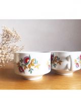 Tasses porcelaine vintage 