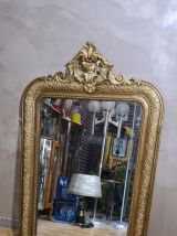  tres grand Miroir avec fronton  ancien de style louis phili