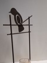Oiseau sur une branche Photophore - Bird on a branch Tealigh