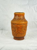  Large vase à reliefs ronds et frises texturées - Bay 