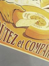 CARTON PUBLICITAIRE FROMAGE CHAUME 