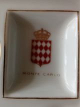 Tasse et sous tasse VIGNAUD porcelaine Limoges "Monte Carlo"