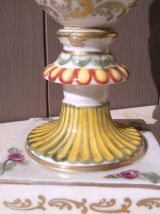 Pot couvert porcelaine de Saxe XIXème S. 40 cm de haut