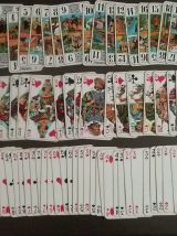 tarot Ducale spécial-cercle, dos écossais axé, vintage