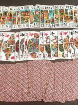 tarot Ducale spécial-cercle, dos écossais axé, vintage