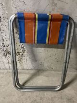 Tabouret pliant de camping années 70