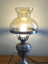 Lampe en étain 