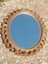 Miroir ovale SYROCO 1965 usa, vintage 