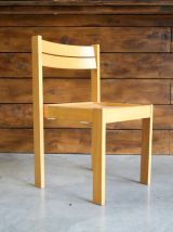 Lot de 5 chaises en bois Baumann.