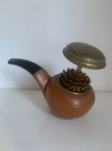 Porte-cigarettes vintage 1960 Longchamp cuir fauve pipe - 24