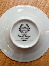 3 soucoupes de l'Orient-Express en porcelaine