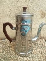 Cafetière cuivre chromé Menesa , vintage