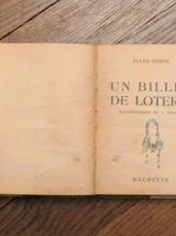 Un Billet de Loterie- Bibliothèque Verte- Jules Verne 